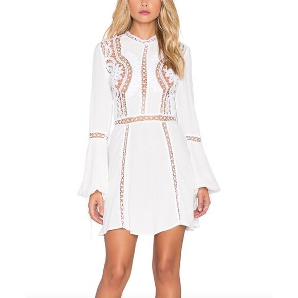 FOR LOVE AND LEMONS Bohemian Penelope Dress NWT Sz S‎ - Picture 1 of 5